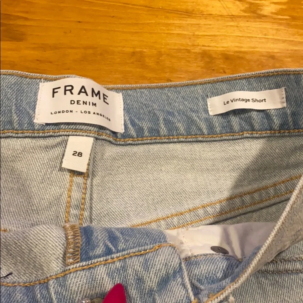 FRAME Denim Distressed Le Vintage Jean Short